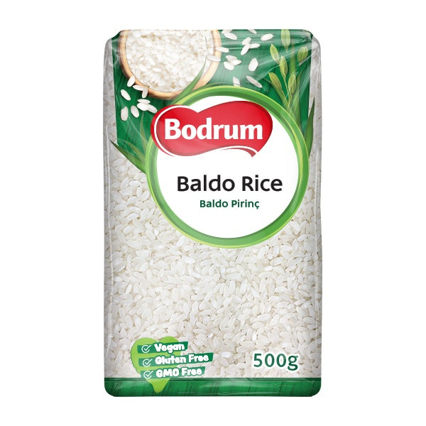 Bodrum Baldo Rice packaging on a white background