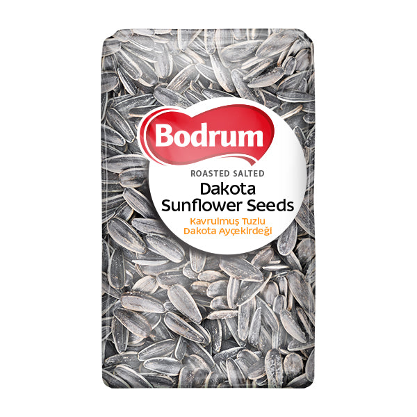 Packaging of Bodrum Dakota Sunflower Seeds on a white background