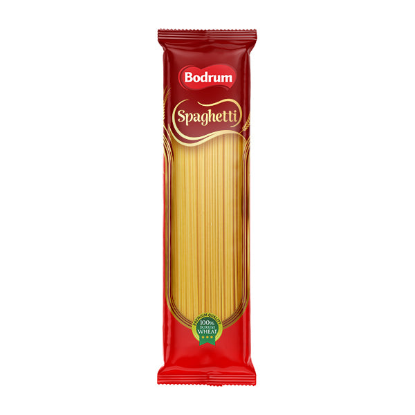 Bodrum Spaghetti package on a white background