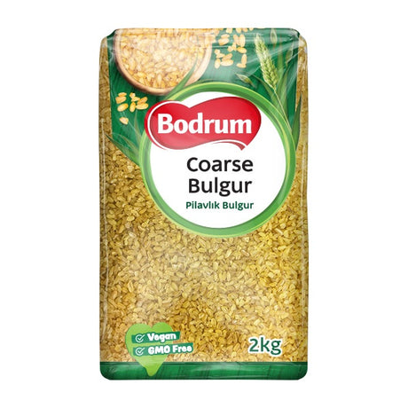 Bodrum Coarse Bulgur package on a white background