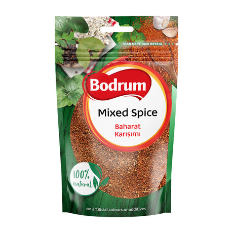Bodrum mixed spice package with green and red design