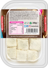 Packaged food product with Bodrum Foods branding and nutritional information label.