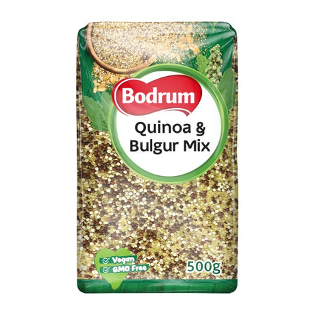 Bodrum Quinoa & Bulgur Mix packaging on a white background