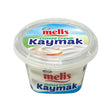 Container of melis Clotted Cream Kaymak on a white background