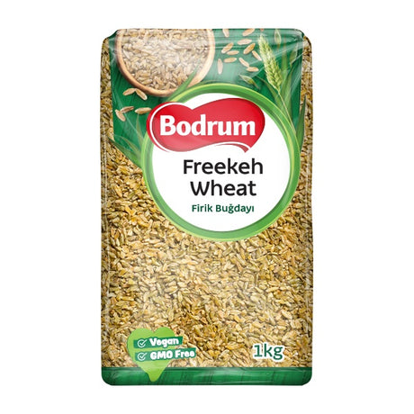 Bodrum Freekeh Wheat packaging on a white background