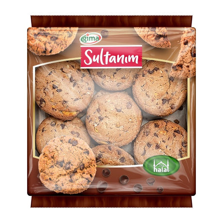 Pack of Sultanim cookies with visible brand logo on a white background