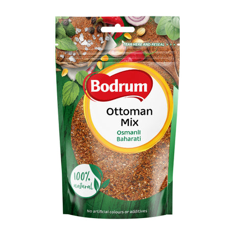 Packaging of Bodrum Ottoman Mix with a white background