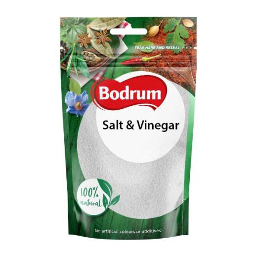 Bodrum Salt & Vinegar packaging on a white background