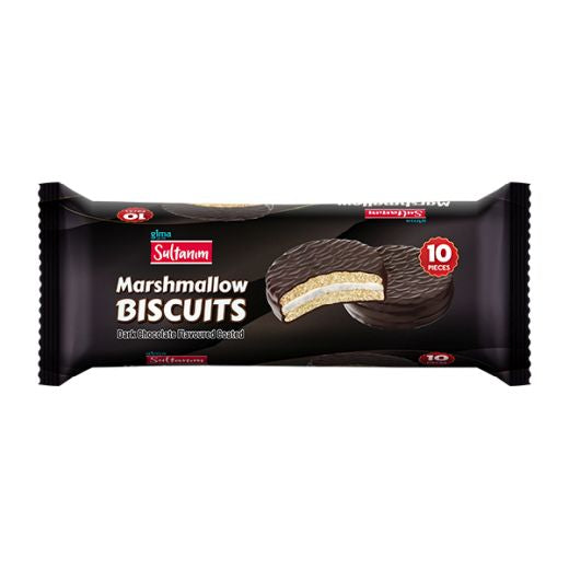 Sultanim Marshmallow Biscuits with Dark Chocolate 220g
